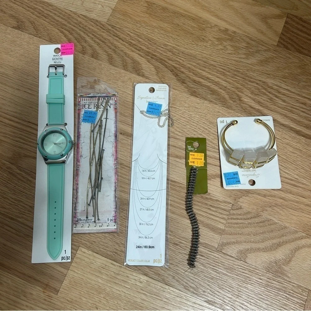 Jewelry Making Kit NEW Miscellaneous Craft Watch Bracelet Ice Resin Beads